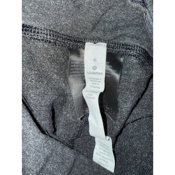 LULULEMON Wunder Lounge Pant 28" Women's Dark Gray Sz 6 - Picture 4 of 7